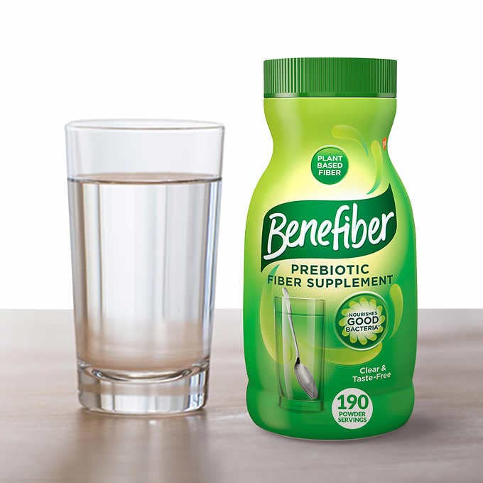 Benefiber Daily Prebiotic Fiber Supplement Powder for Digestive Health, Unflavored - 125 Servings (17.6 Ounces)