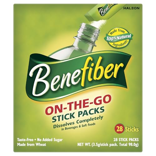 Benefiber Daily Prebiotic Fiber Supplement Powder for Digestive Health, Unflavored - 125 Servings (17.6 Ounces)