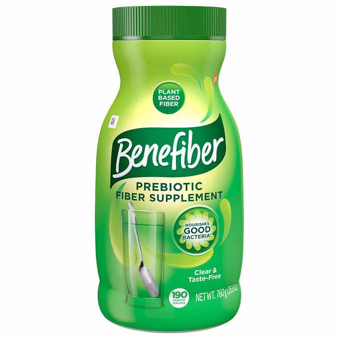 Benefiber Daily Prebiotic Fiber Supplement Powder for Digestive Health, Unflavored - 125 Servings (17.6 Ounces)