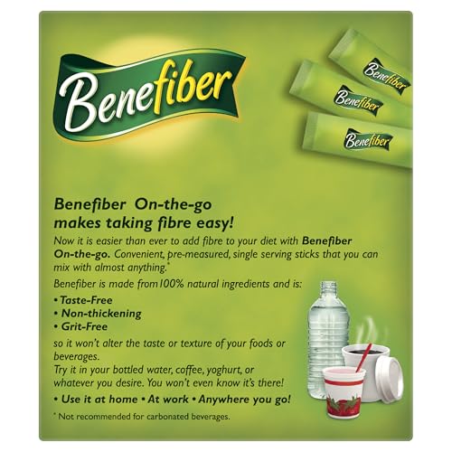 Benefiber Daily Prebiotic Fiber Supplement Powder for Digestive Health, Unflavored - 125 Servings (17.6 Ounces)