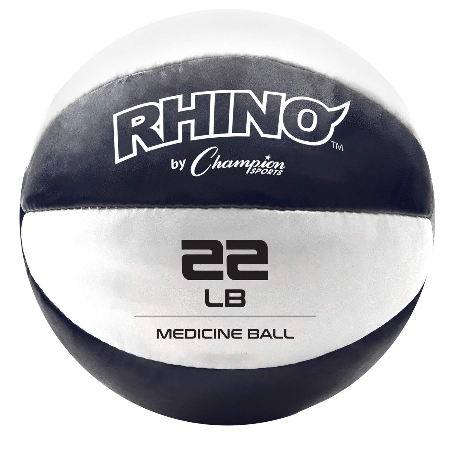 Champion Sports Exercise Medicine Balls, Leather with No-Slip Grip - Weighted Med Ball Set for Weight Training, Stability, Plyometrics, Cross Training, Core Strength - Multiple Styles