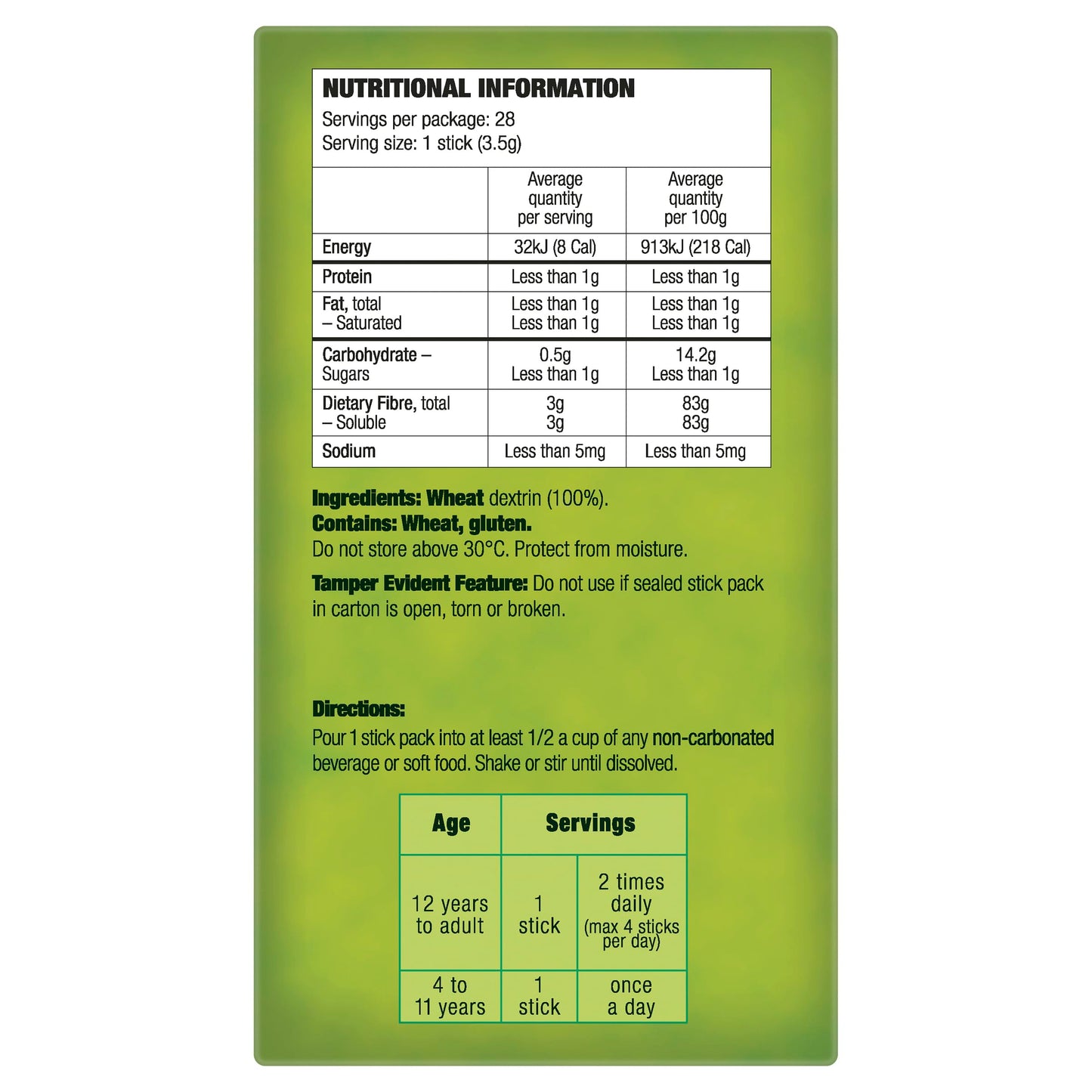 Benefiber Daily Prebiotic Fiber Supplement Powder for Digestive Health, Unflavored - 125 Servings (17.6 Ounces)