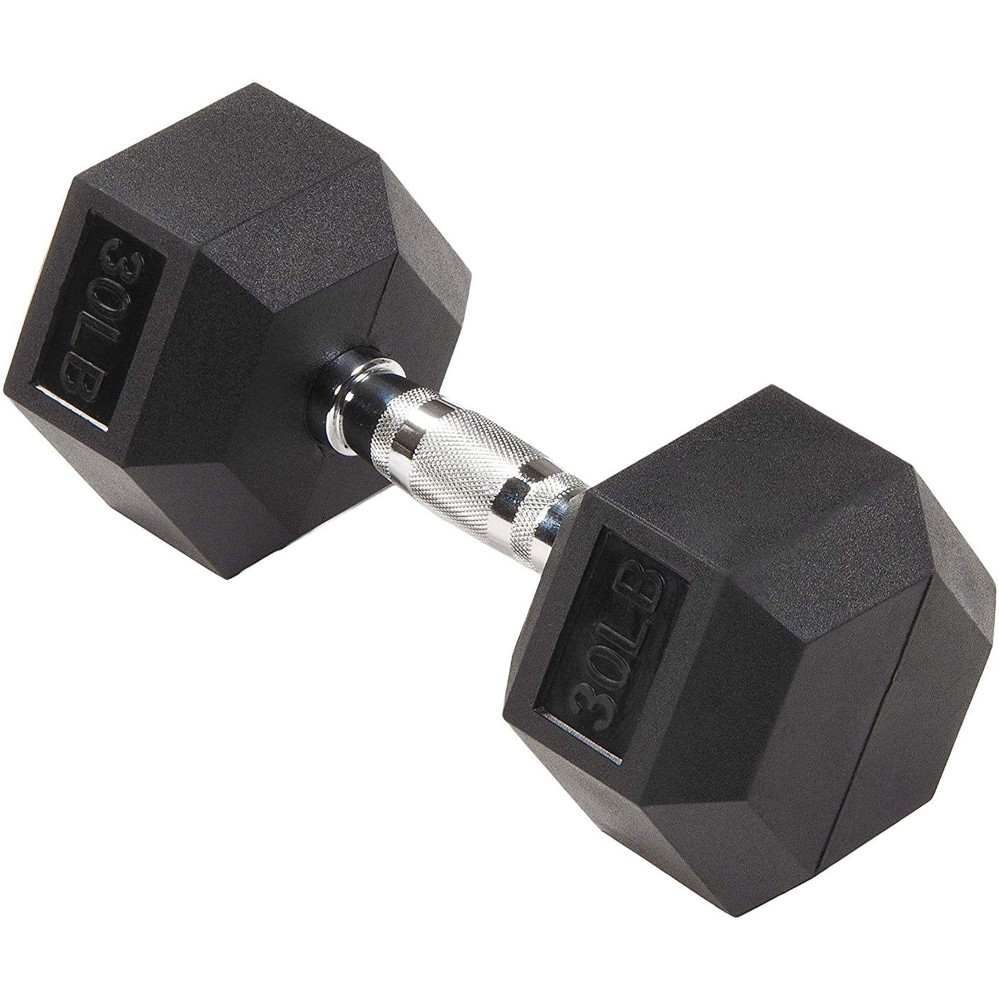 Hex Dumbbells Rubber Coated Hand Weights for Exercises and Fitness, Pair