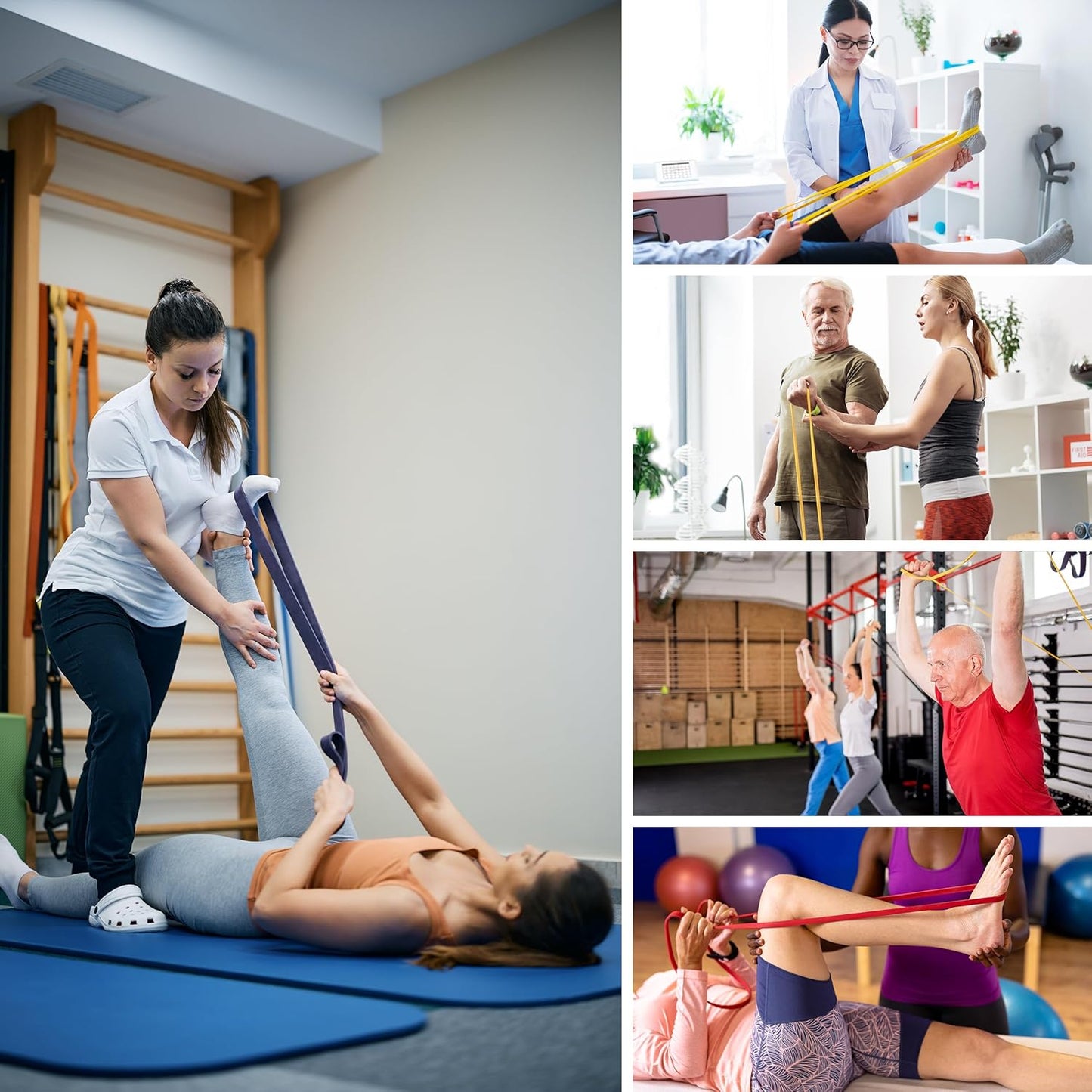 Mercure Resistance Bands for Working Out, 6 Packs Exercise Bands, Pull Up Assistance Bands for Body Stretching Training Physical Therapy Muscle Training for Men & Women