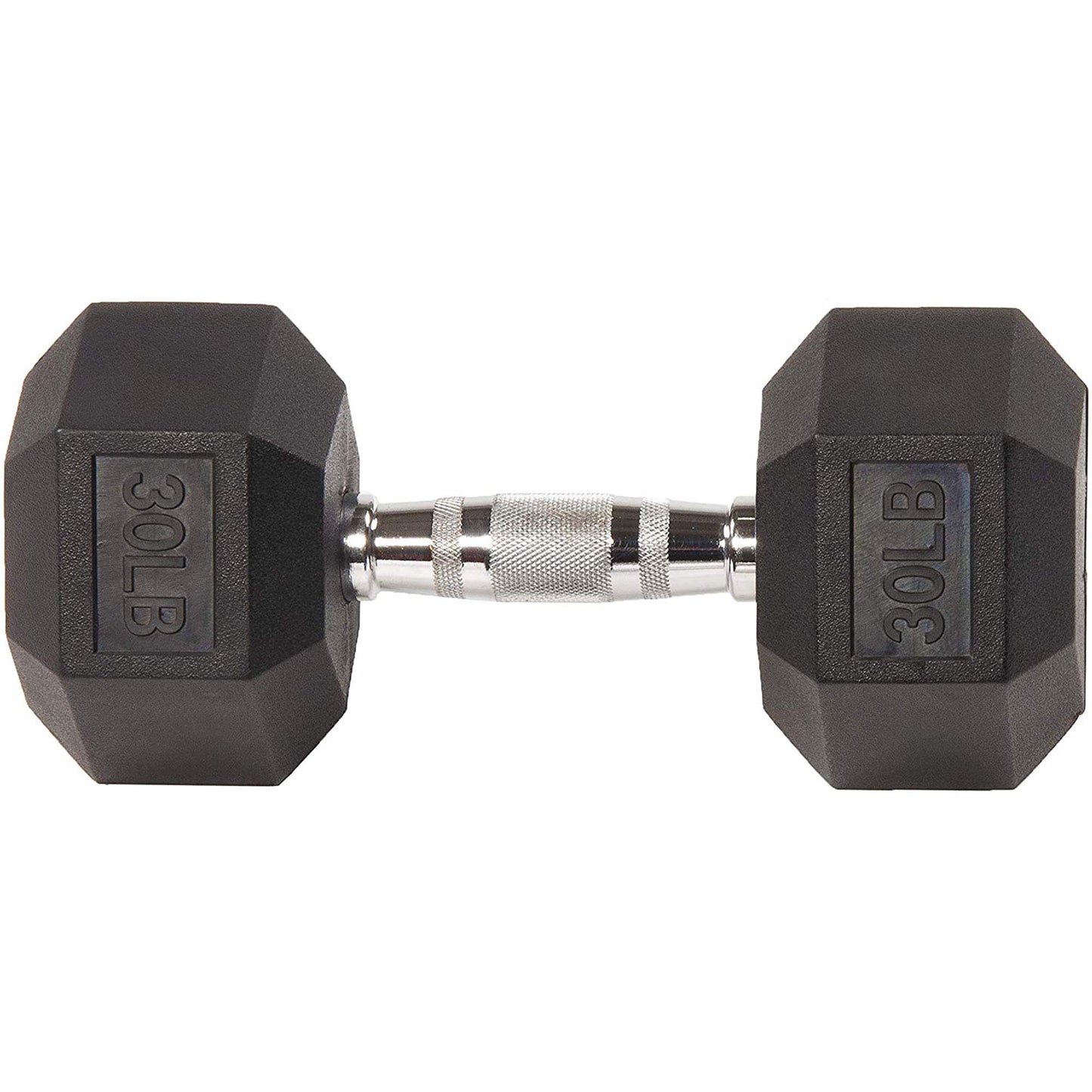 Hex Dumbbells Rubber Coated Hand Weights for Exercises and Fitness, Pair