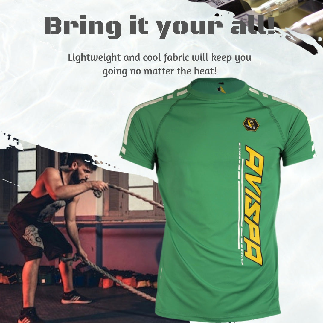 Green Fitted T-Shirt