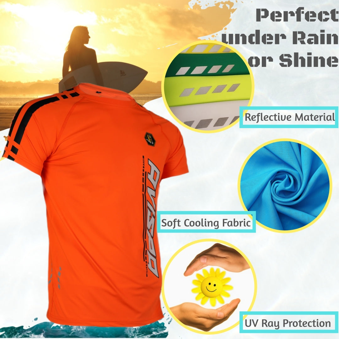 Orange Fitted T-Shirt