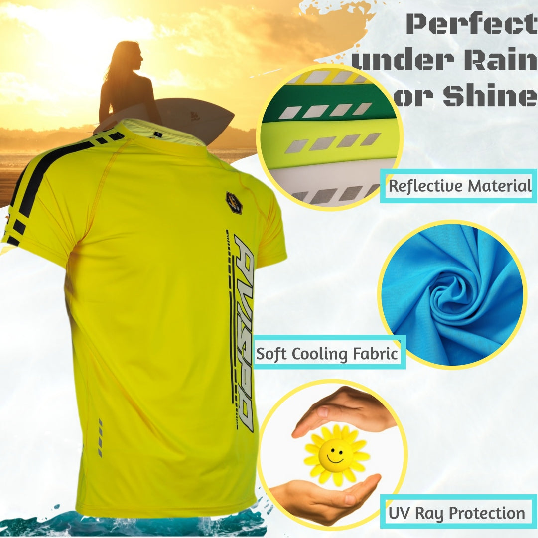 Bundle Orange, Yellow, Neon Green Fitted T-Shirts