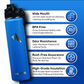Stainless Steel Water Bottle Navy Blue