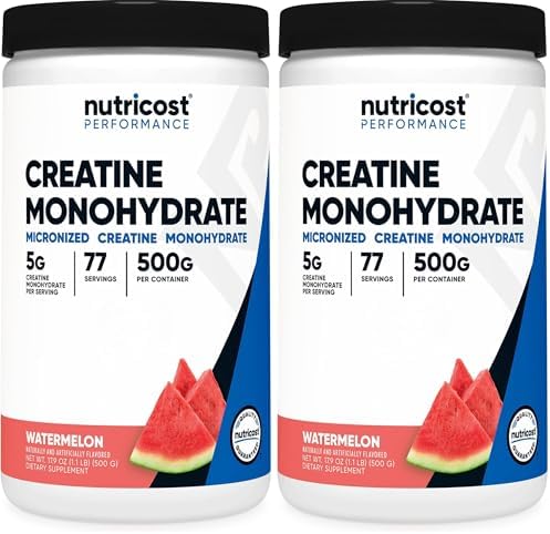 Nutricost Creatine Monohydrate Powder (Fruit Punch, 500 Gram)
