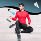 Stainless Steel Water Bottle White and Blue