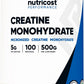 Nutricost Creatine Monohydrate Powder (Fruit Punch, 500 Gram)