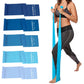 Lianjindun 5 Pcs Professional Resistance Bands. Latex-Free, Pilates Band, Work Out Bands, Stretch Bands for Working Out Women or Men, Exercise Bands Set for Pilates, Physical Therapy, Yoga