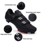 Mens Womens Cycling Shoes Compatible with Pelaton Bike Shoes Road Bike Shoes Riding Bicycle Pre-Installed with Delta Cleats Clip Indoor Outdoor Pedal