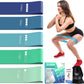TechStone Resistance Bands Set – 5 Levels Loop Exercise Bands for Men & Women, Elastic Workout Bands for Home Gym, Training, Yoga & Fitness, Carry Bag Included