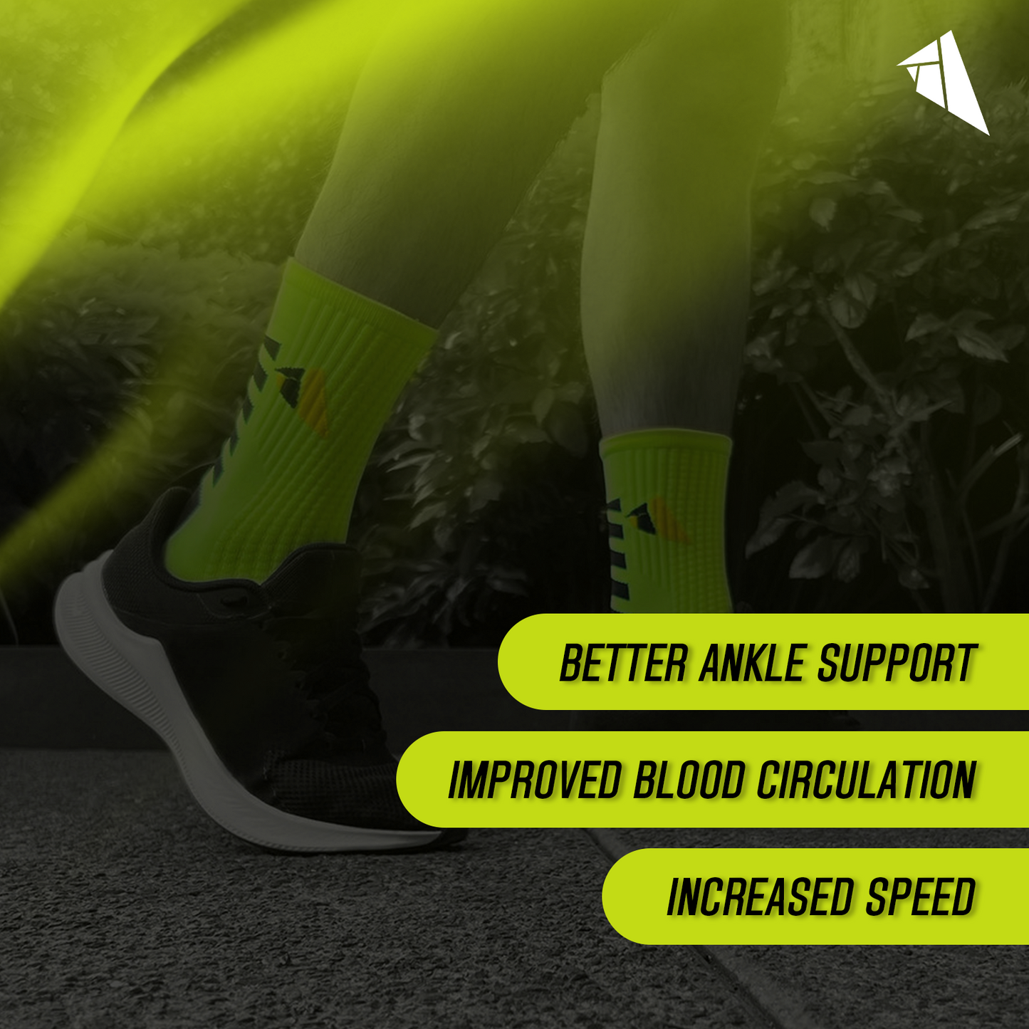 Green & Black Socks