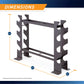 Marcy Weight Storage Organizer Racks for Dumbbells, Kettlebells, Weight Plates