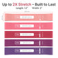 TechStone Resistance Bands Set – 5 Levels Loop Exercise Bands for Men & Women, Elastic Workout Bands for Home Gym, Training, Yoga & Fitness, Carry Bag Included