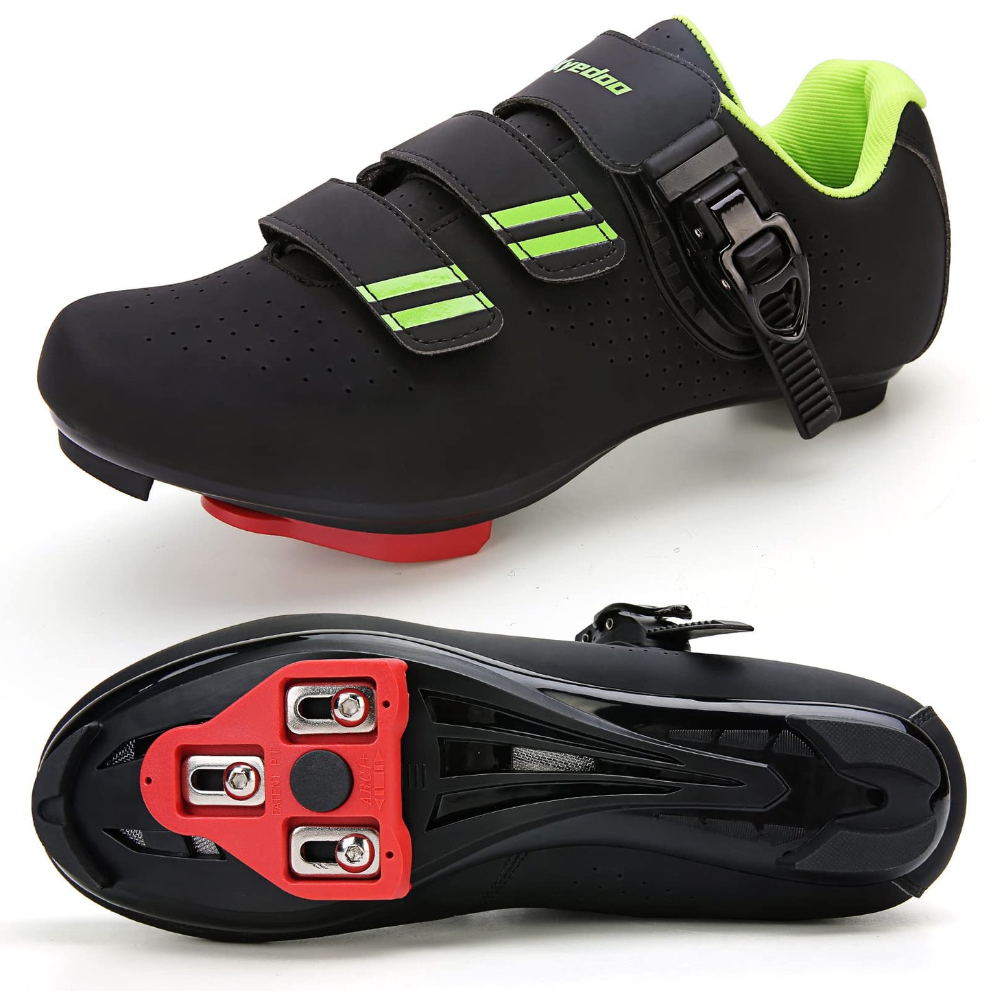Mens Womens Cycling Shoes Compatible with Pelaton Bike Shoes Road Bike Shoes Riding Bicycle Pre-Installed with Delta Cleats Clip Indoor Outdoor Pedal