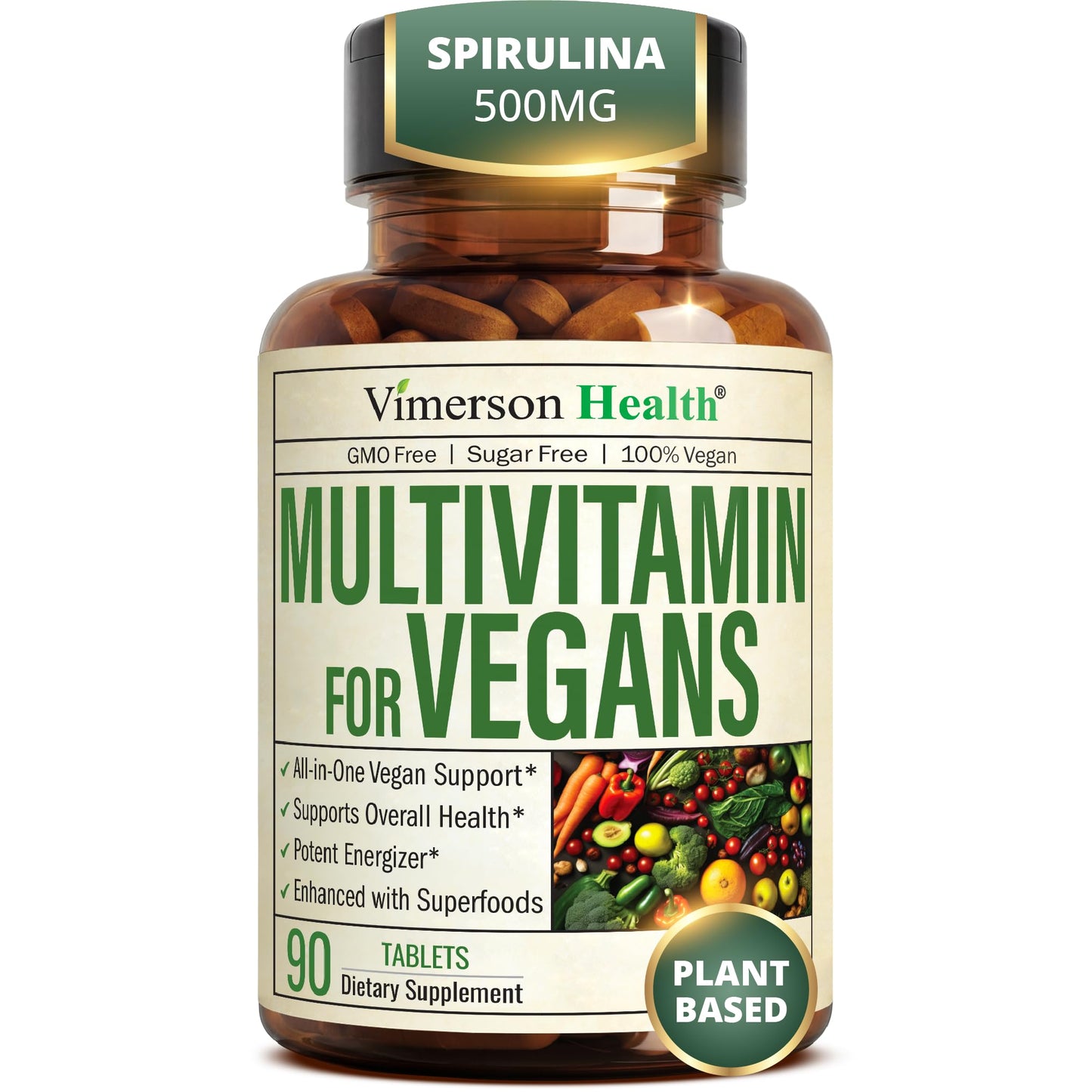 Vimerson Health Multivitamin for Women: Vitamins, Minerals and Bioavailable D3 for Focus and Energy Support – Daily Womens Multivitamins and Multiminerals – 60 Liquid Capsules