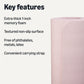 Amazon Basics Extra Thick Exercise Yoga Mat with Carrying Strap