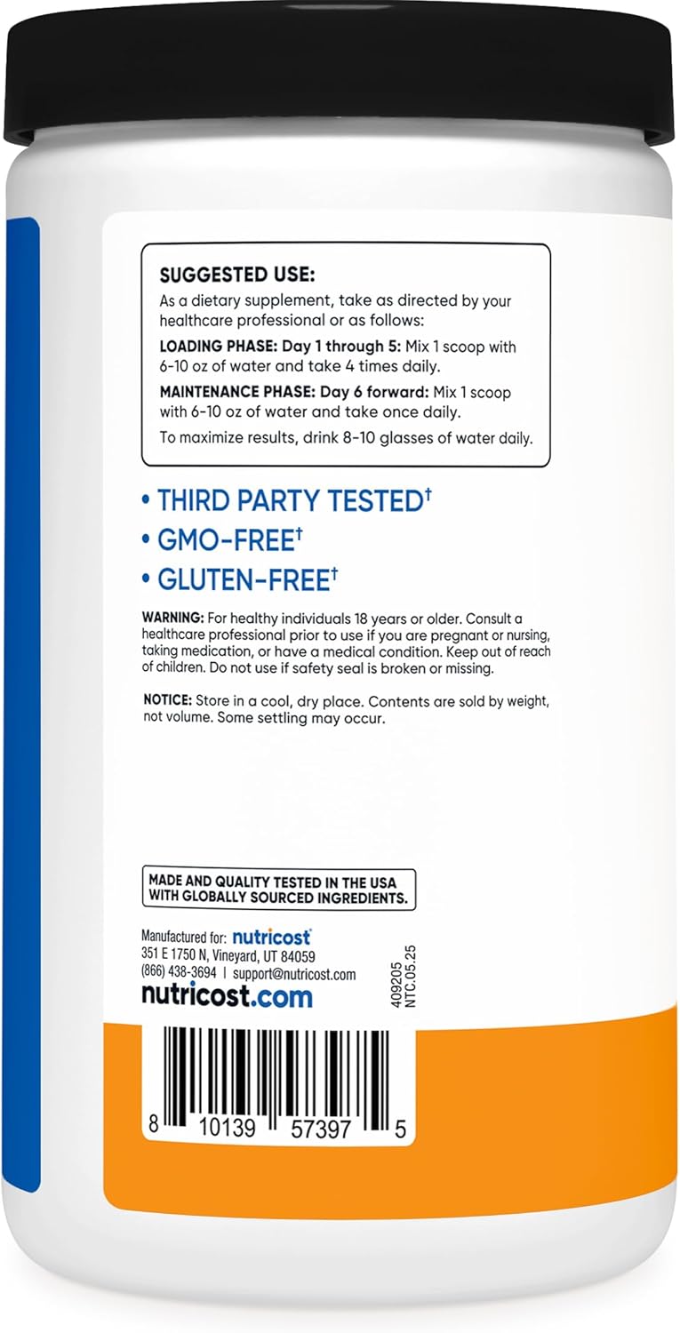 Nutricost Creatine Monohydrate Powder (Fruit Punch, 500 Gram)