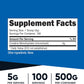Nutricost Creatine Monohydrate Powder (Fruit Punch, 500 Gram)