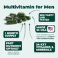 Multivitamin for Men – Essential Mens Multivitamins & Multiminerals Capsules with Vitamin B12, A, D, C, Zinc, Magnesium & More for Total Body Wellness – 20+ Key Nutrients & Vitamins for Men – 60 count