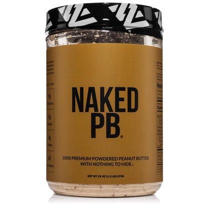 2 LB Powdered Peanut Butter from US Farms – Bulk, Only 1 Ingredient - Roasted Peanuts, Vegan, No Additives, Preservative Free, No Salt, No Sugar - 76 Servings - NAKED PB