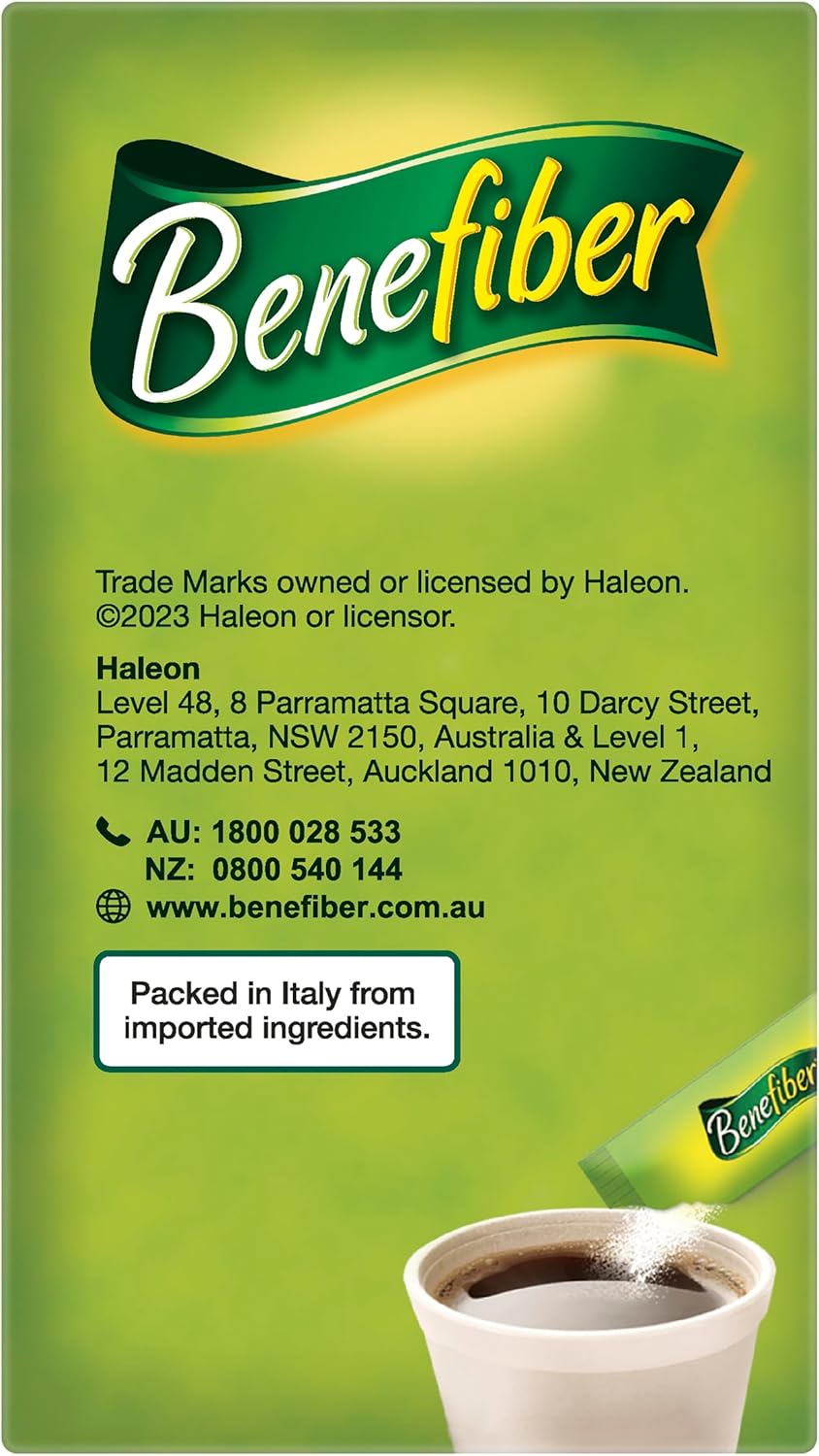 Benefiber Natural Fibre Supplement On-The-Go Stick 28 Pack