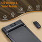 Walking Pad, Under Desk Treadmill for Home Office, 2.5HP Walking Pad with 300lb Weight Capacity, Portable Teadmill with Remote Control, LED Display