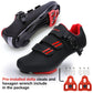 Mens Womens Cycling Shoes Compatible with Pelaton Bike Shoes Road Bike Shoes Riding Bicycle Pre-Installed with Delta Cleats Clip Indoor Outdoor Pedal