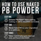 Naked 1.5 LB Powdered Peanut Butter from US Farms – Bulk, Only 1 Ingredient - Roasted Peanuts, Vegan, No Additives, Preservative Free, No Salt, No Sugar - 45 Servings - NAKED PB