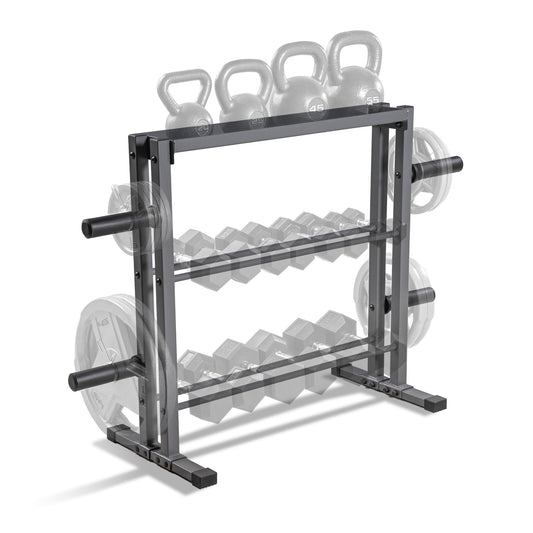Marcy Weight Storage Organizer Racks for Dumbbells, Kettlebells, Weight Plates