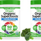 Orgain Organic Greens Powder + 50 Superfoods, Original - 1 Billion Probiotics for Digestive Health, Antioxidants, Vegan, Plant-Based, Gluten-Free, Non-GMO, Green Juice & Smoothie Drink Mix - 0.62lb