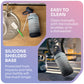 1 Gallon Water Bottle with 128 oz Capacity - Motivational Time Markers for Daily Hydration Goals - Leakproof BPA Free Tritan with Removable Straw