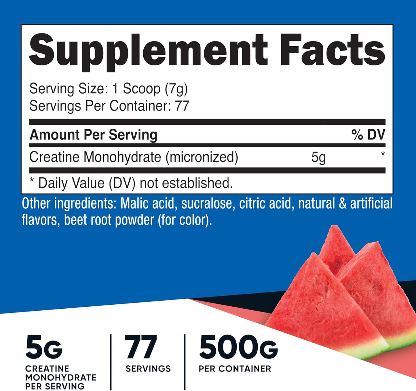 Nutricost Creatine Monohydrate Powder (Fruit Punch, 500 Gram)
