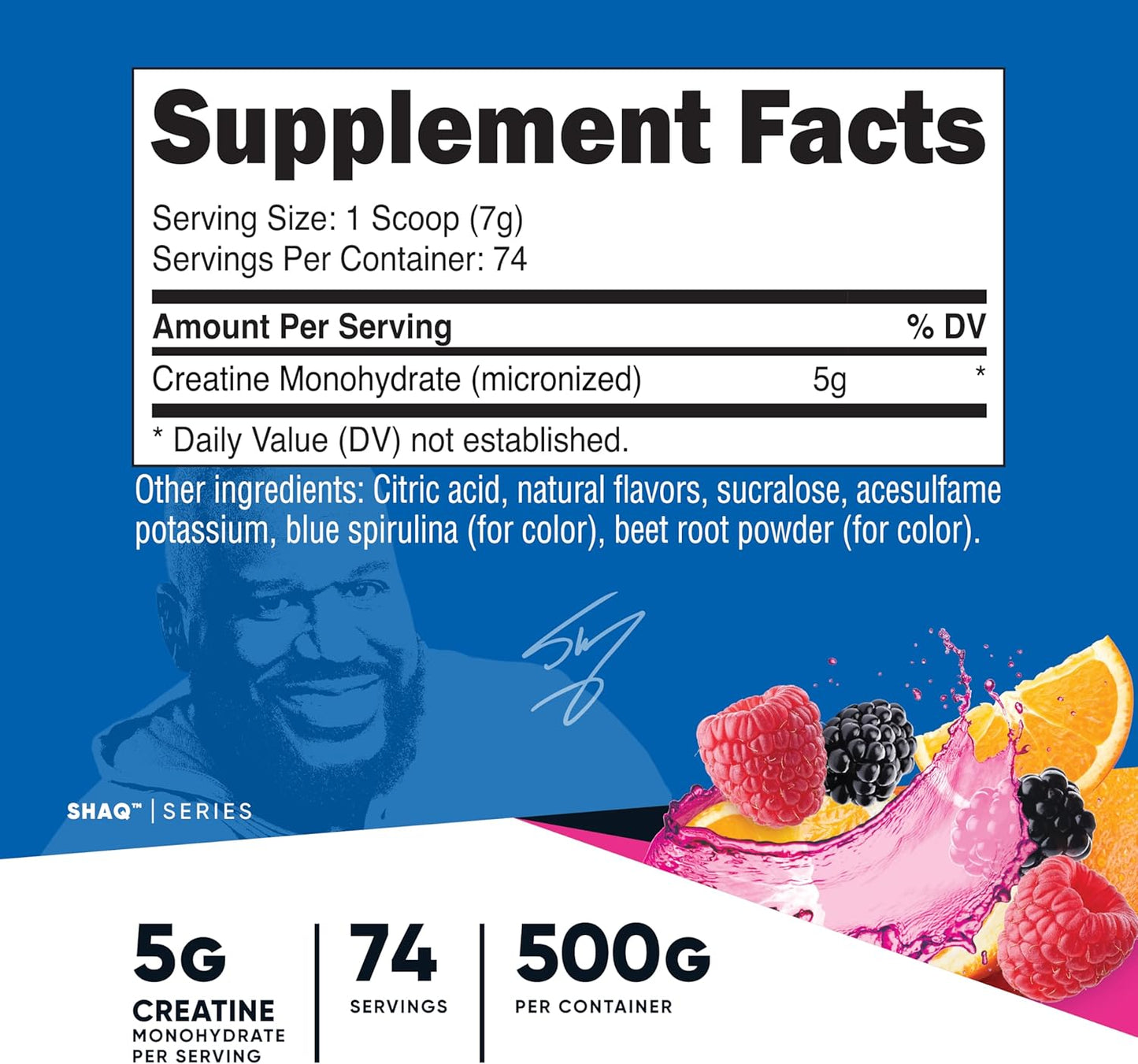 Nutricost Creatine Monohydrate Powder (Fruit Punch, 500 Gram)