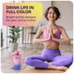 1 Gallon Water Bottle with 128 oz Capacity - Motivational Time Markers for Daily Hydration Goals - Leakproof BPA Free Tritan with Removable Straw