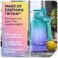 1 Gallon Water Bottle with 128 oz Capacity - Motivational Time Markers for Daily Hydration Goals - Leakproof BPA Free Tritan with Removable Straw