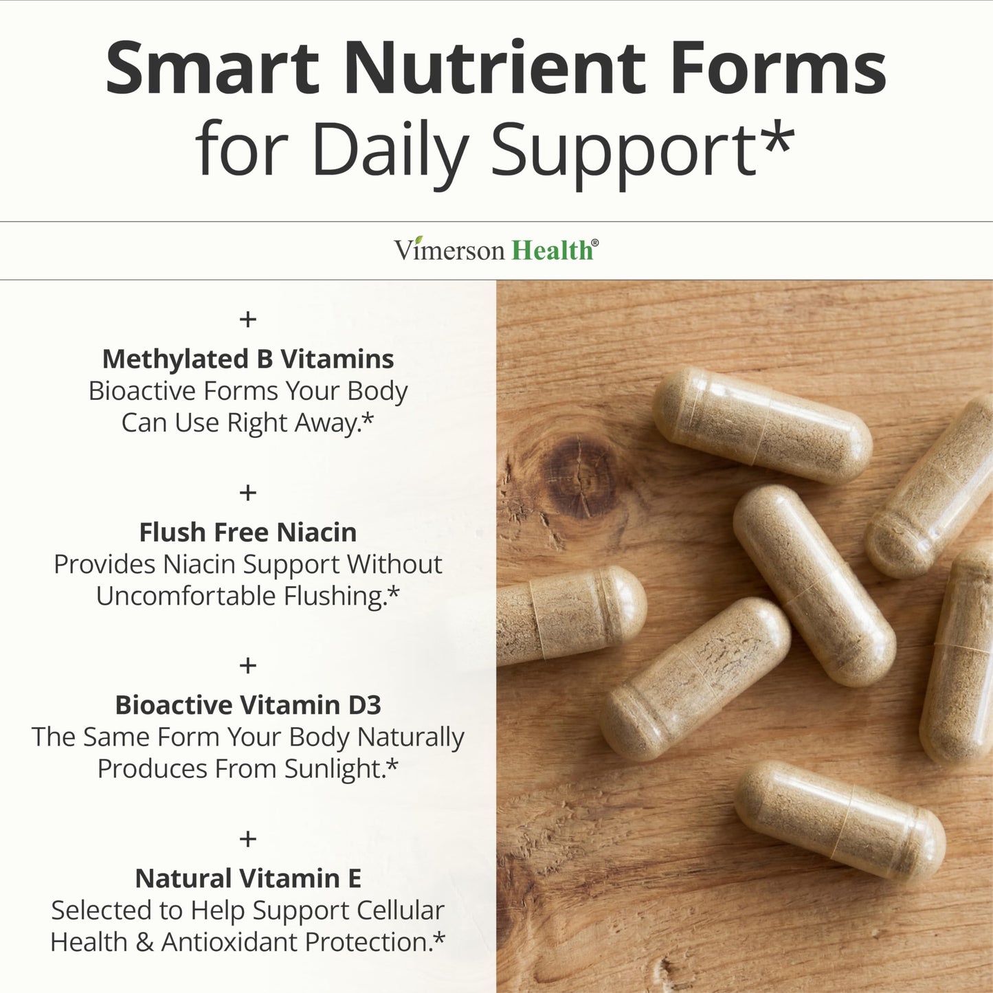 Vimerson Health Multivitamin for Women: Vitamins, Minerals and Bioavailable D3 for Focus and Energy Support – Daily Womens Multivitamins and Multiminerals – 60 Liquid Capsules