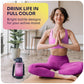 1 Gallon Water Bottle with 128 oz Capacity - Motivational Time Markers for Daily Hydration Goals - Leakproof BPA Free Tritan with Removable Straw