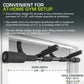ProsourceFit Heavy Duty Doorway Mount Pull Up/Chin-Up Bar, Adjustable with Foam Grips for Home Workouts