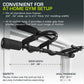 ProsourceFit Heavy Duty Doorway Mount Pull Up/Chin-Up Bar, Adjustable with Foam Grips for Home Workouts