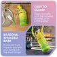 1 Gallon Water Bottle with 128 oz Capacity - Motivational Time Markers for Daily Hydration Goals - Leakproof BPA Free Tritan with Removable Straw