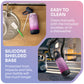 1 Gallon Water Bottle with 128 oz Capacity - Motivational Time Markers for Daily Hydration Goals - Leakproof BPA Free Tritan with Removable Straw