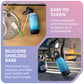 1 Gallon Water Bottle with 128 oz Capacity - Motivational Time Markers for Daily Hydration Goals - Leakproof BPA Free Tritan with Removable Straw