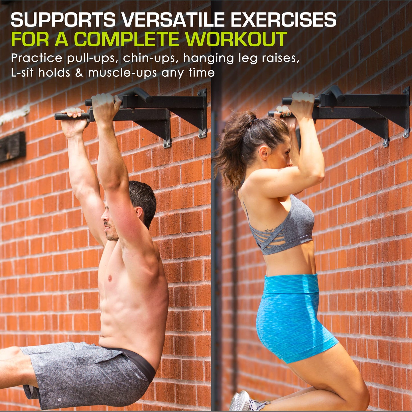 ProsourceFit Pull Up Bar for Multi Use Fitness & Home Gym Exercise