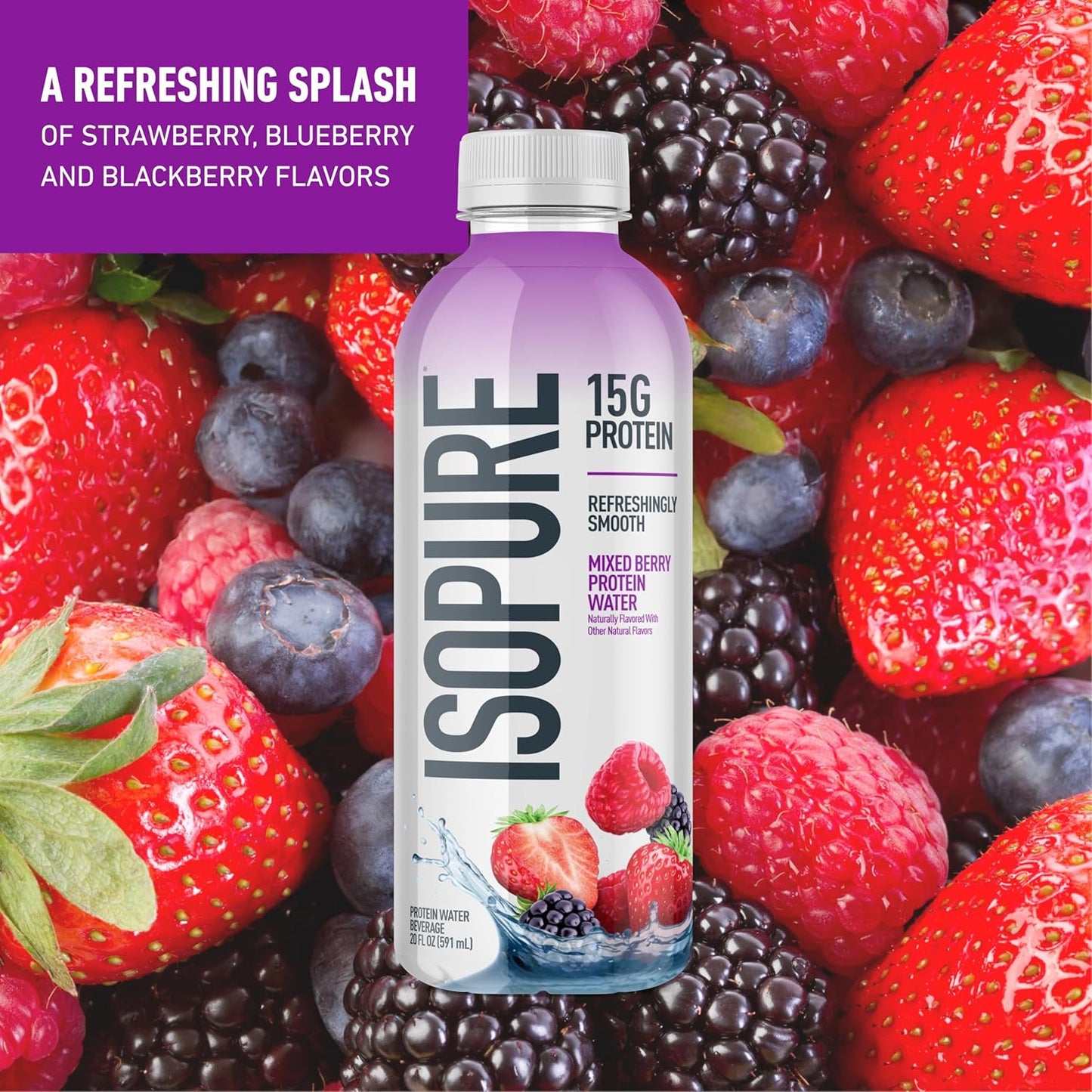 Isopure Zero Carb 100% Pure Whey Isolate Protein Powder, Gluten Free, with Vitamins, Unflavored, 25g Protein Per Serving, 1 Lb, 16 Servings (Packaging May Vary)
