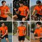 Orange Fitted T-Shirt